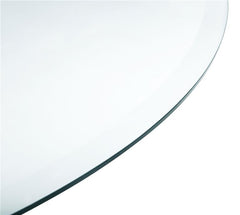 48" 6mm Round Glass Table Top Clear - CB48RD-6