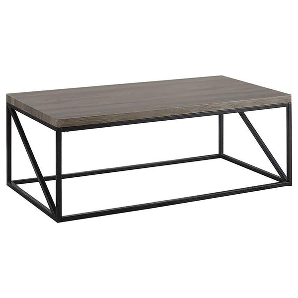 Birdie Rectangular Engineered Wood Coffee Table Sonoma Grey - 705618