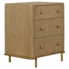 Arini 3-drawer Nightstand Sand Wash - 224302
