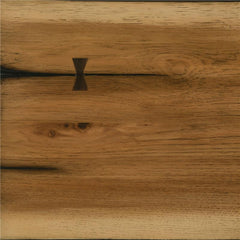 Bexley Live Edge Trestle Dining Table Natural Honey and Espresso - 110331