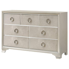 Salford 7-drawer Dresser Metallic Sterling - 222723