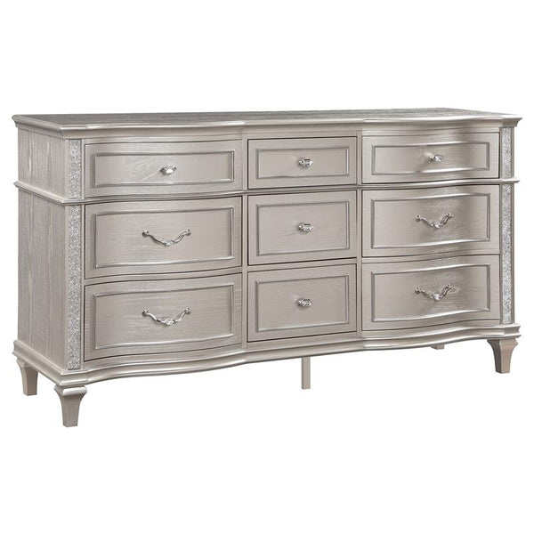 Evangeline 9-drawer Dresser Silver Oak - 223393