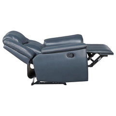 Sloane Upholstered Padded Arm Recliner Chair Blue - 610273