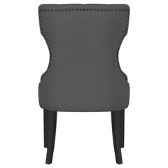 Baney Upholstered Parson Dining Side Chair with Tufted Back Grey - 115562