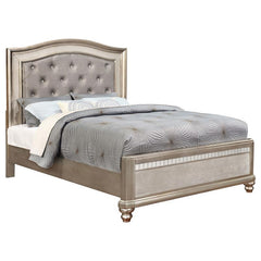 Bling Game 4-piece Queen Bedroom Set Metallic Platinum - 204181Q-S4