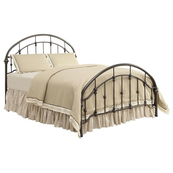 Rowan Metal Eastern King Open Frame Bed Dark Bronze - 300407KE