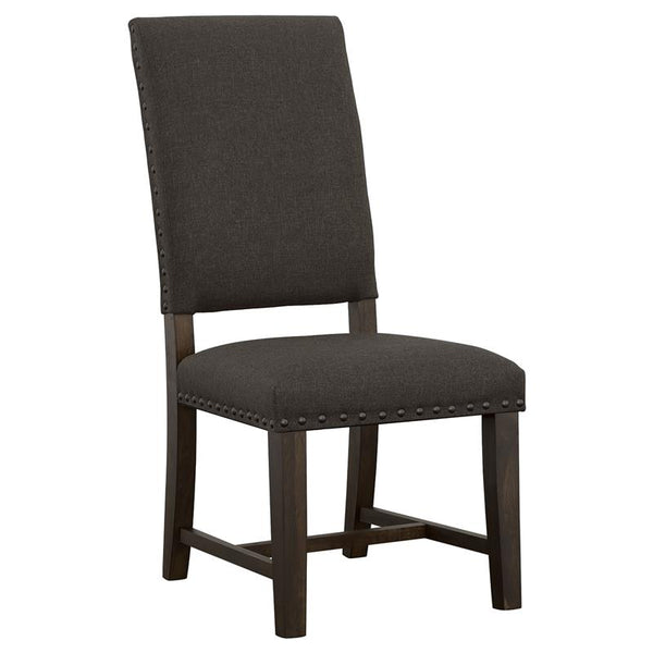 Twain Upholstered Side Chairs Warm Grey (Set of 2) - 109142