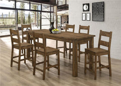 Coleman Counter Height Stools Rustic Golden Brown (Set of 2) - 192029