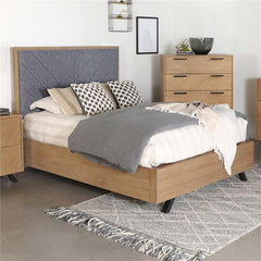 Taylor Wood Queen Panel Bed Light Honey Brown - 223421Q