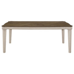 Ronnie Starburst Dining Table Nutmeg and Rustic Cream - 108051