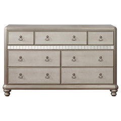 Bling Game 7-drawer Dresser Metallic Platinum - 204183