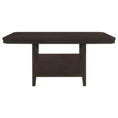 Prentiss 5-piece Rectangular Counter Height Dining Set with Butterfly Leaf Cappuccino - 193108-S5