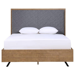 Taylor Wood Eastern King Panel Bed Light Honey Brown - 223421KE
