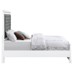 Eleanor Wood California King Panel Bed White - 223561KW