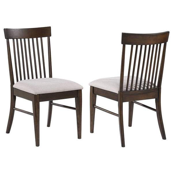 Everton Slat Back Dining Side Chair Walnut (Set of 2) - 108892