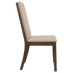Wethersfield Solid Back Side Chairs Latte (Set of 2) - 109842