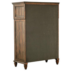 Avenue 5-piece Eastern King Bedroom Set Weathered Brown - 223031KE-S5