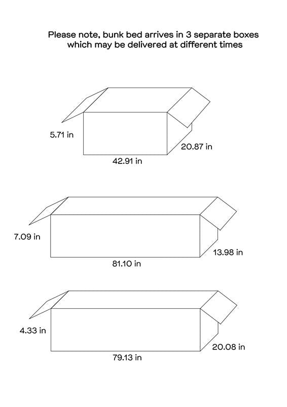 Ryder Wood Twin Over Full Bunk Bed Weathered Taupe - 400819