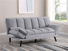 Laredo Upholstered Tufted Convertible Sofa Bed Grey - 360018