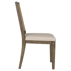Matisse Woven Rattan Back Dining Side Chair Brown (Set of 2) - 108312
