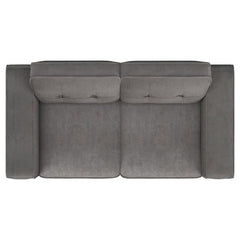 Deerhurst Upholstered Track Arm Tufted Loveseat Charcoal - 509642