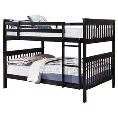 Chapman Wood Full Over Full Bunk Bed Black - 460359