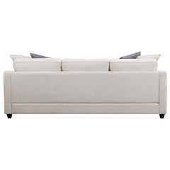 Mcloughlin Upholstered Sloped Arm Sectional Sofa Platinum - 501840