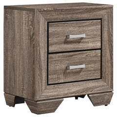 Kauffman 4-piece California King Bedroom Set Washed Taupe - 204191KW-S4