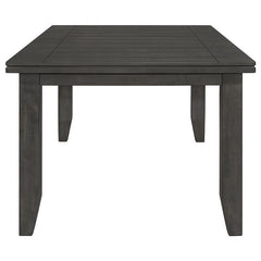 Dalila 6-piece Rectangular Dining Set Grey and Dark Grey - 102721GRY-S6
