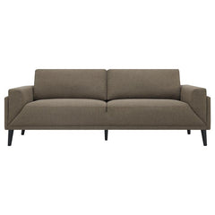 Rilynn 2-piece Upholstered Track Arm Sofa Set Brown - 509521-S2