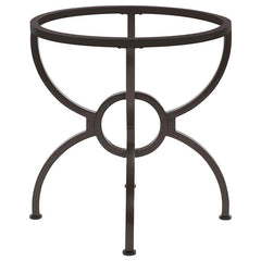 Aviano Dining Table Base Gunmetal - 108291
