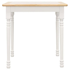 Carlene Square 29-inch Wood Tile Top Dining Table White - 4191