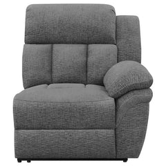 Bahrain 5-piece Upholstered Home Theater Seating Charcoal - 609541T