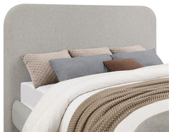 Wren Upholstered Queen Panel Bed Grey - 302052Q