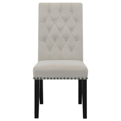 Alana Upholstered Tufted Side Chairs with Nailhead Trim (Set of 2) - 115182