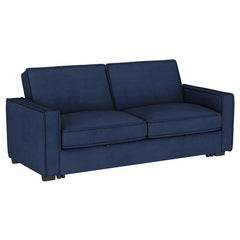 Gretchen Upholstered Convertible Sleeper Sofa Bed Navy Blue - 360240