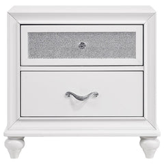 Barzini 4-piece Queen Bedroom Set White - 205891Q-S4
