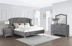 Deanna 4-piece Queen Bedroom Set Grey - 205101Q-S4