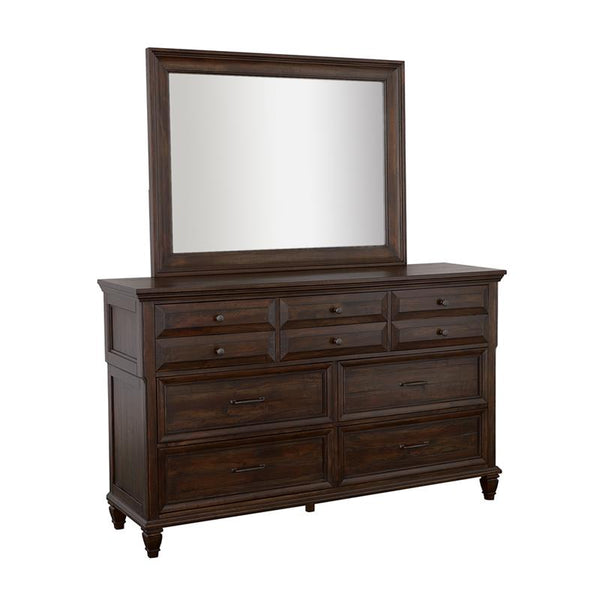 Avenue Dresser Mirror Weathered Burnished Brown - 223034