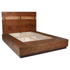 Winslow 4-piece Eastern King Bedroom Set Smokey Walnut - 223250SKE-S4