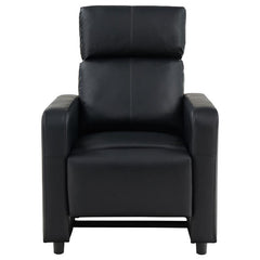 Toohey Upholstered Tufted Recliner Living Room Set Black - 600181-S3A