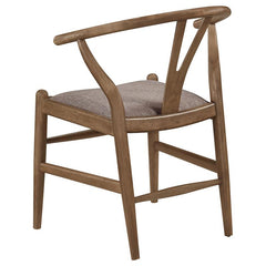 Dinah 5-piece Round Solid Wood Dining Set Walnut - 108471-S5