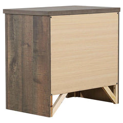 Frederick 2-drawer Nightstand Weathered Oak - 222962