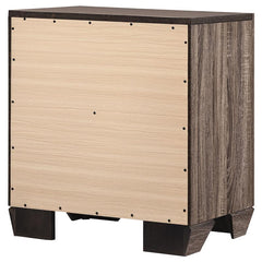 Kauffman 2-drawer Nightstand Washed Taupe - 204192