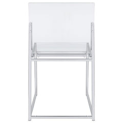 Adino Acrylic Dining Side Chair Clear and Chrome (Set of 2) - 121182