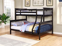 Chapman Wood Twin Over Full Bunk Bed Black - 460259