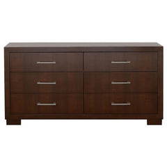 Jessica 4-piece Eastern King Bedroom Set Cappuccino - 200719KE-S4