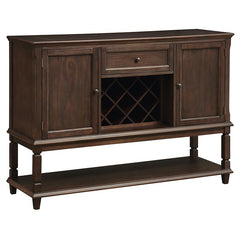 Parkins Server with  Lower Shelf Rustic Espresso - 107415
