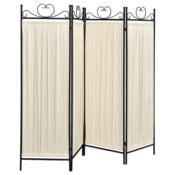 Dove 4-Panel Room Divider Folding Shoji Screen Beige - 2710