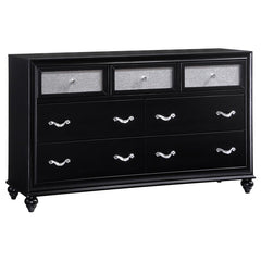 Barzini 5-piece California King Bedroom Set Black - 200891KW-S5